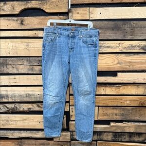 7 For All‎ Mankind Vintage Josefina Skinny Boyfriend Jeans Made In The USA Sz 29
